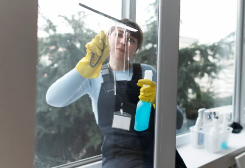 Nettoyage de vitres intérieures et extérieures à Saint-Mary-le-Plain